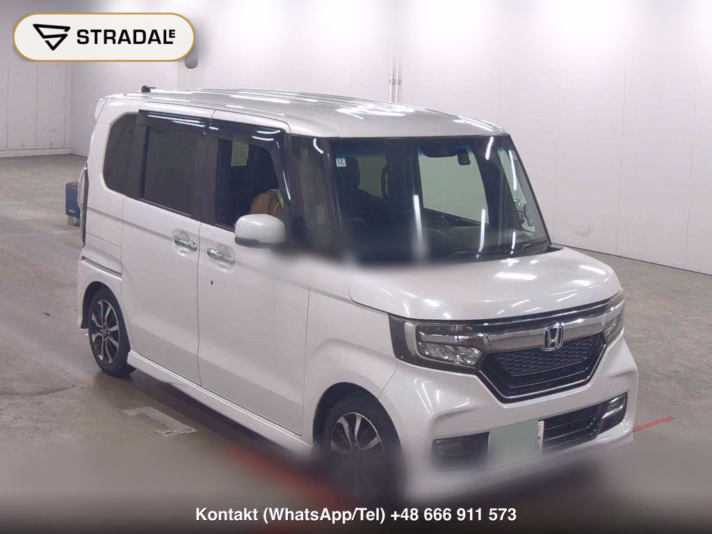 HONDA N-BOX CUSTOM G・L HONDA SENSING 2018, aukcja z Japonii, zdjęcie 1