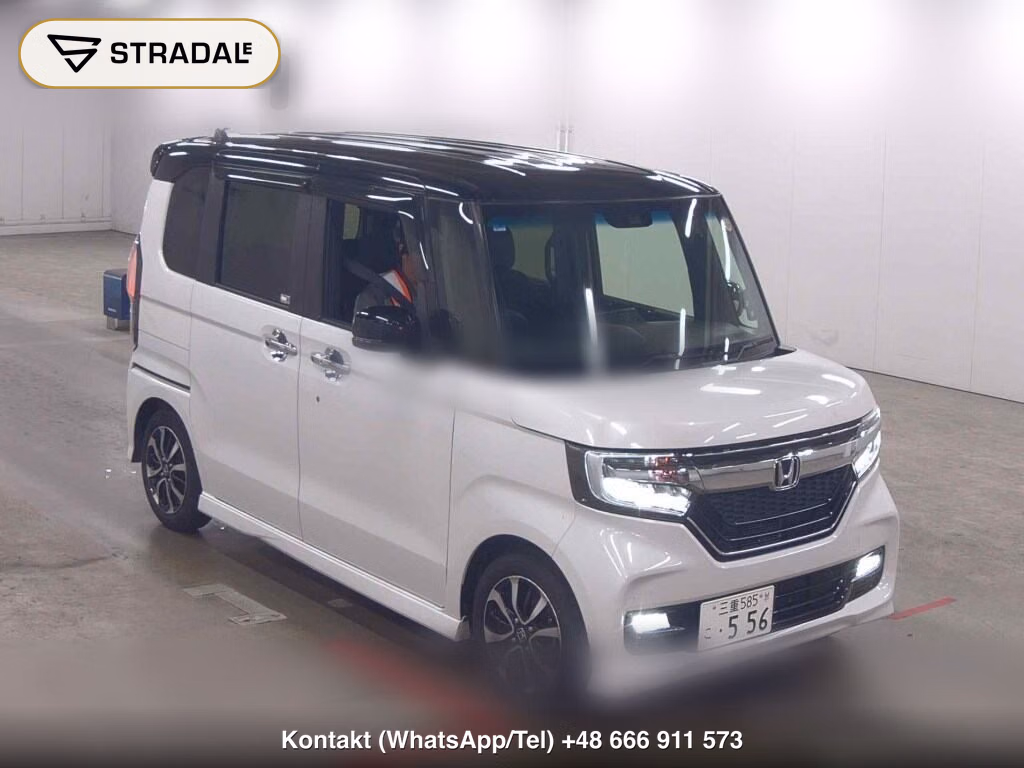 HONDA N-BOX CUSTOM G・L HONDA SENSING 2019, aukcja z Japonii, zdjęcie 1