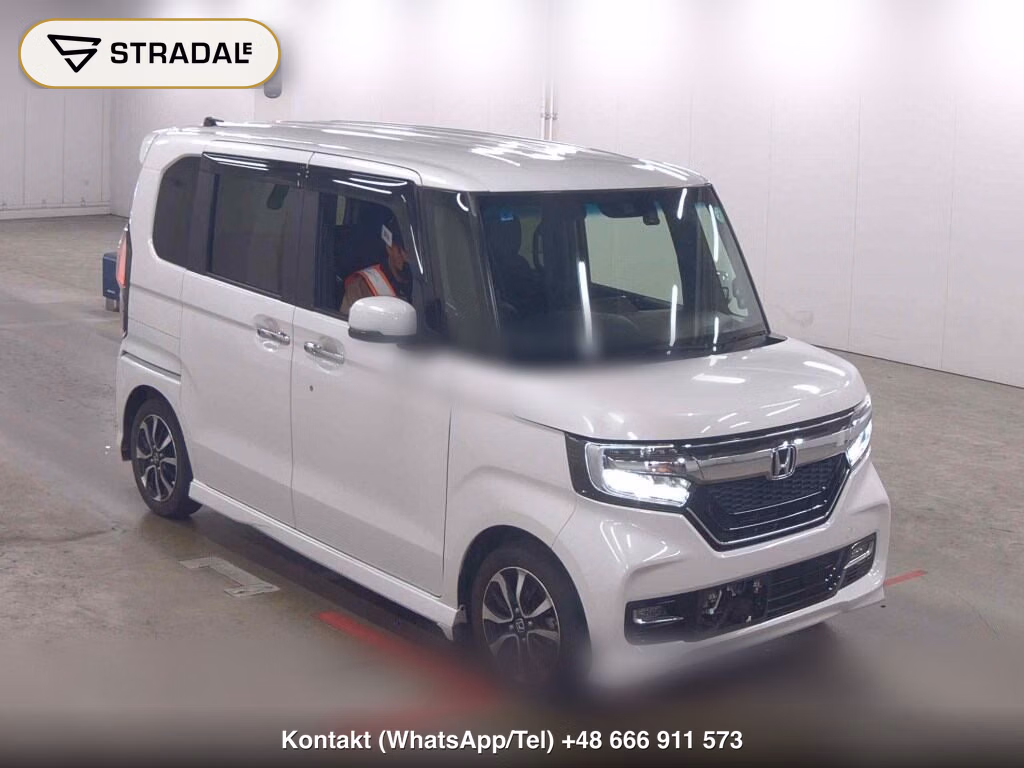 HONDA N-BOX CUSTOM G・L HONDA SENSING 2019, aukcja z Japonii, zdjęcie 1