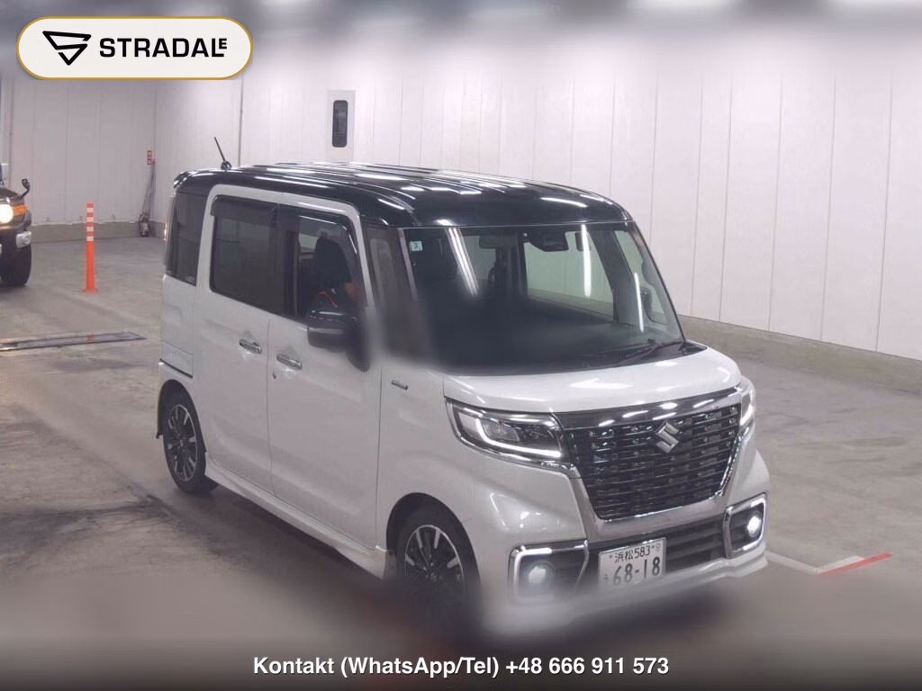 SUZUKI SPACIA CUSTOM HYBRID XS 2018, aukcja z Japonii, zdjęcie 1