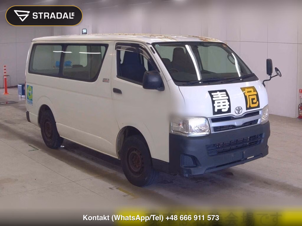 TOYOTA HIACE VAN 4D 4WD DX 2011, aukcja z Japonii, zdjęcie 1