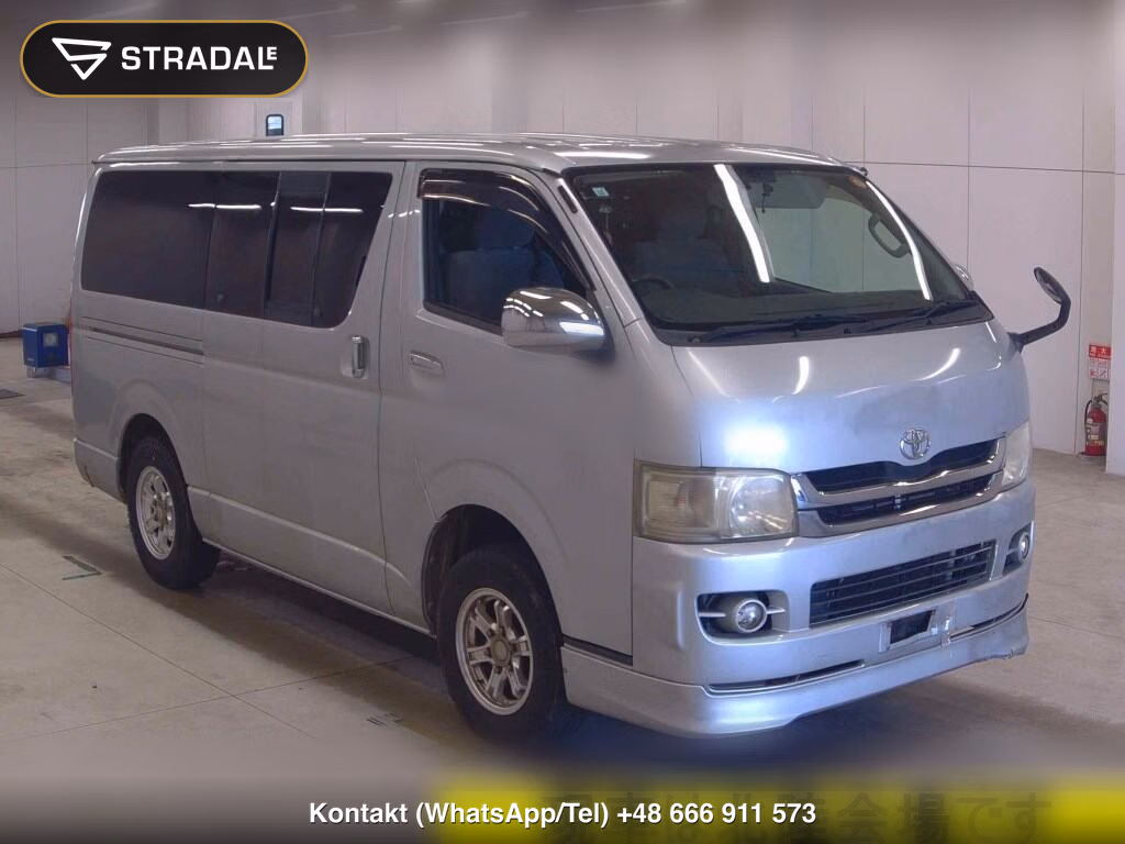 TOYOTA HIACE VAN 5D 4WD LONG SUPER GL 2007, aukcja z Japonii, zdjęcie 1