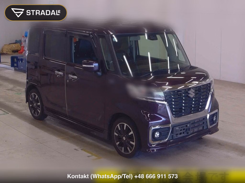 SUZUKI SPACIA CUSTOM 4WD HYBRID XS 2019, aukcja z Japonii, zdjęcie 1