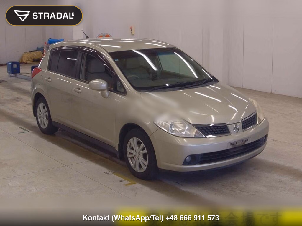 NISSAN TIIDA 15M 2007, aukcja z Japonii, zdjęcie 1