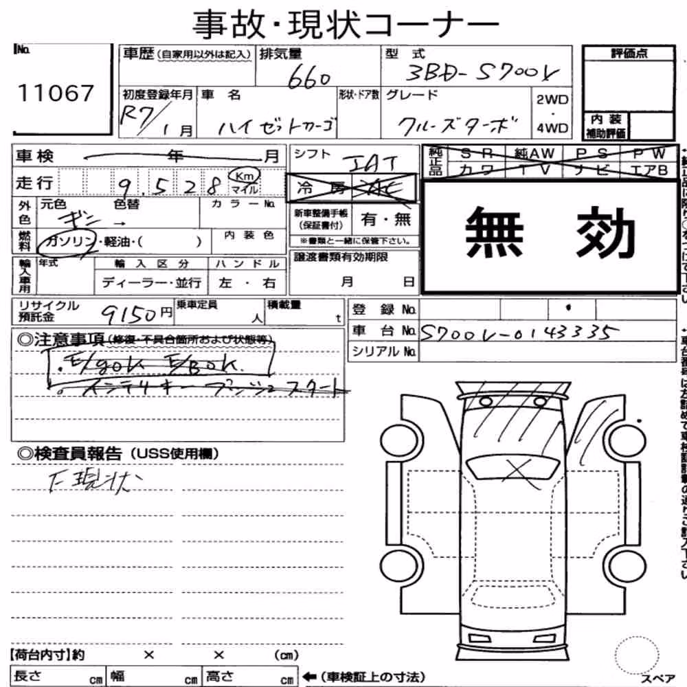 Notka aukcyjna: DAIHATSU HIJET CARGO 5D CRUISE TURBO