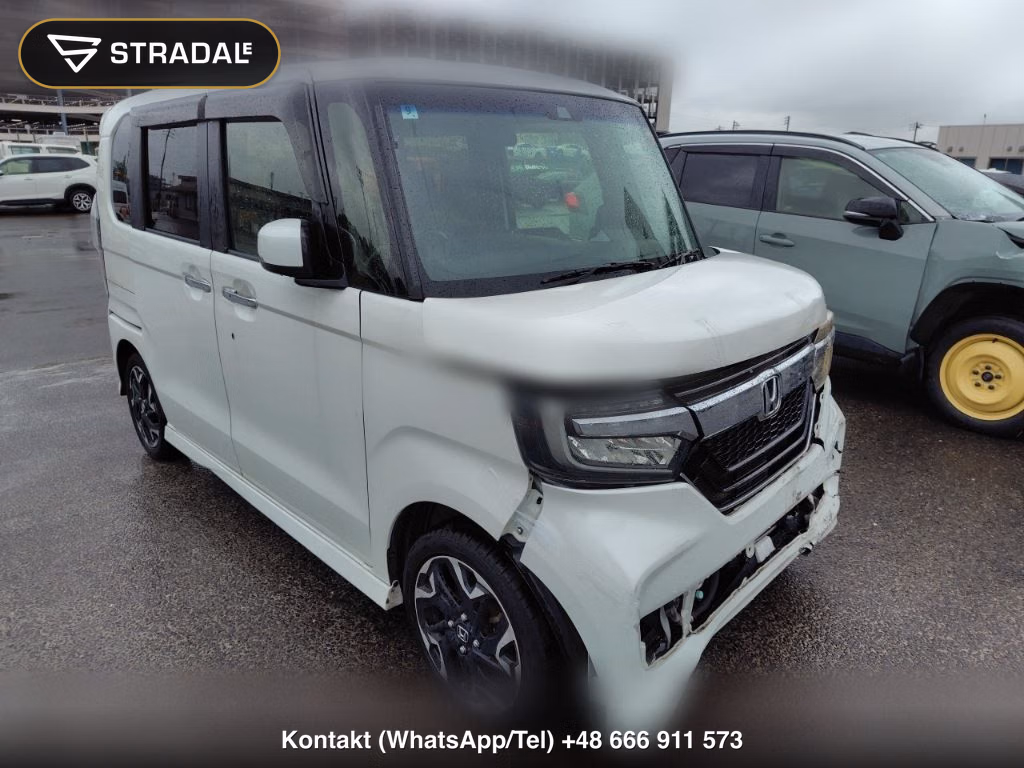 HONDA N-BOX CUSTOM G･L TURBO HONDA SENSING 2018, aukcja z Japonii, zdjęcie 1