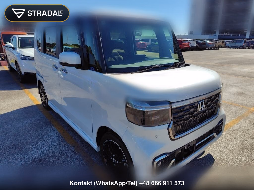 HONDA N-BOX CUSTOM TURBO COORDINATE STYLE MONO TONE 2025, aukcja z Japonii, zdjęcie 1