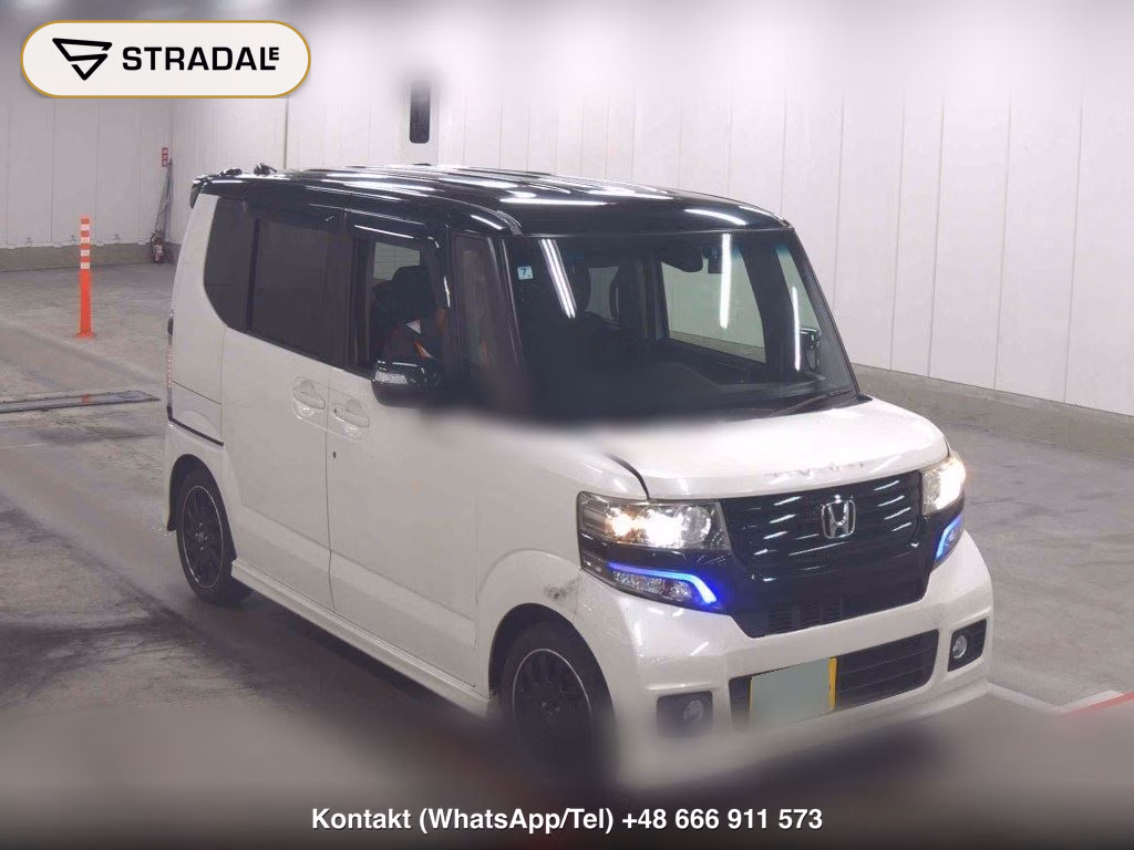 HONDA N-BOX CUSTOM 2TONE COLOR STYLE G TURBO SS PACKAGE 2014, aukcja z Japonii, zdjęcie 1