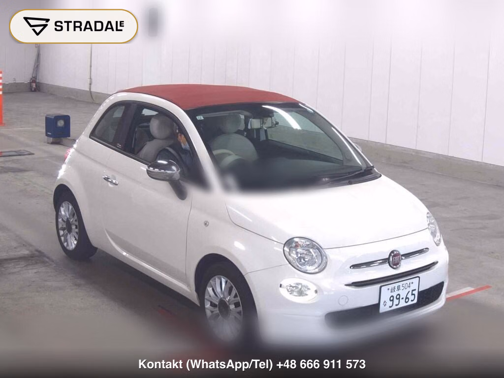 FIAT 500C 2019, aukcja z Japonii, zdjęcie 1
