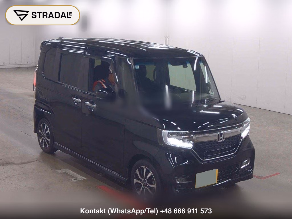 HONDA N-BOX CUSTOM G・L HONDA SENSING 2018, aukcja z Japonii, zdjęcie 1