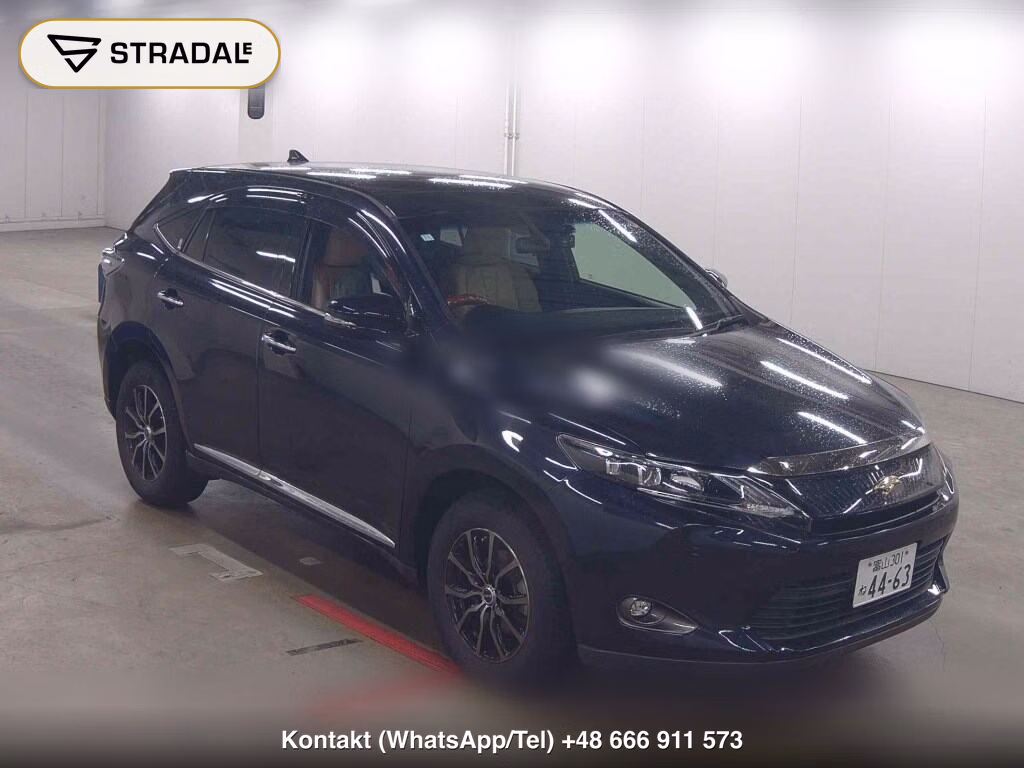 TOYOTA HARRIER 4WD ELEGANCE 2017, aukcja z Japonii, zdjęcie 1