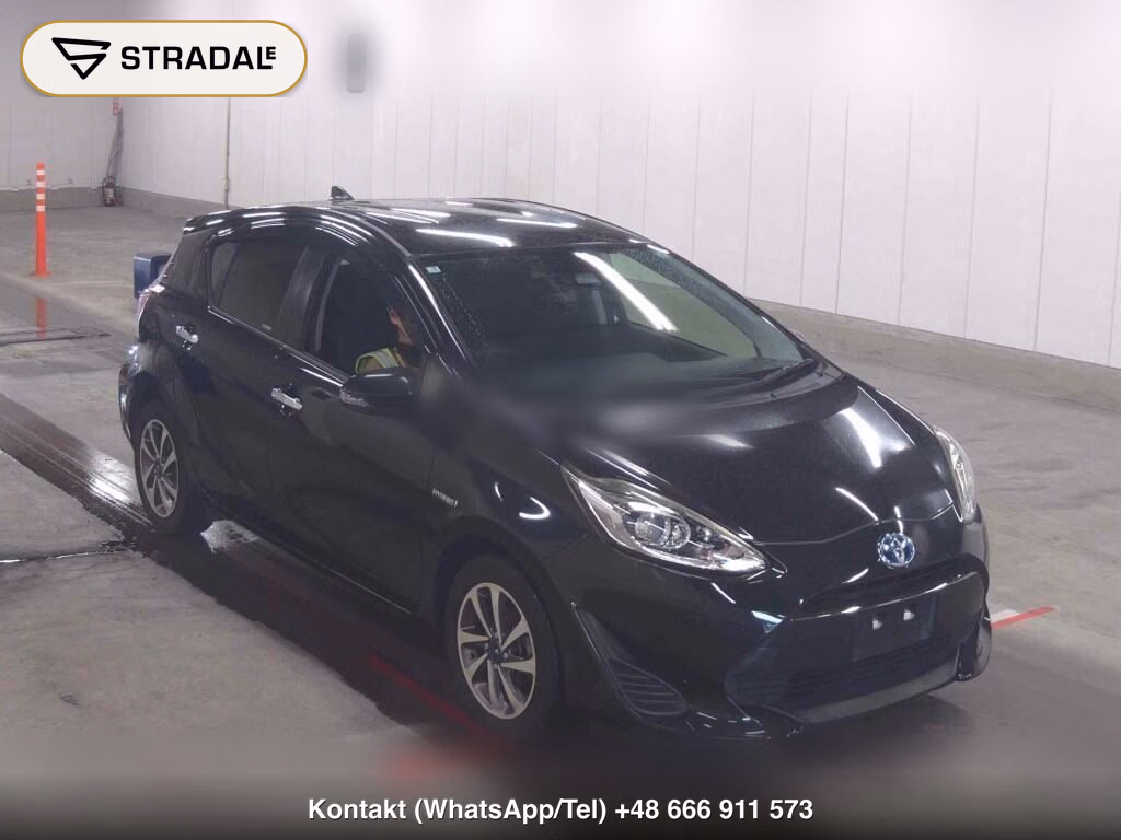 TOYOTA AQUA S STYLE BLACK 2019, aukcja z Japonii, zdjęcie 1