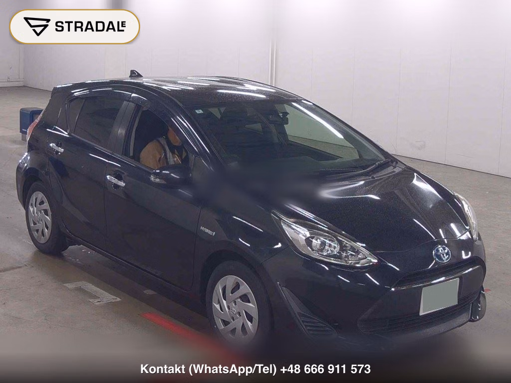 TOYOTA AQUA S STYLE BLACK 2018, aukcja z Japonii, zdjęcie 1