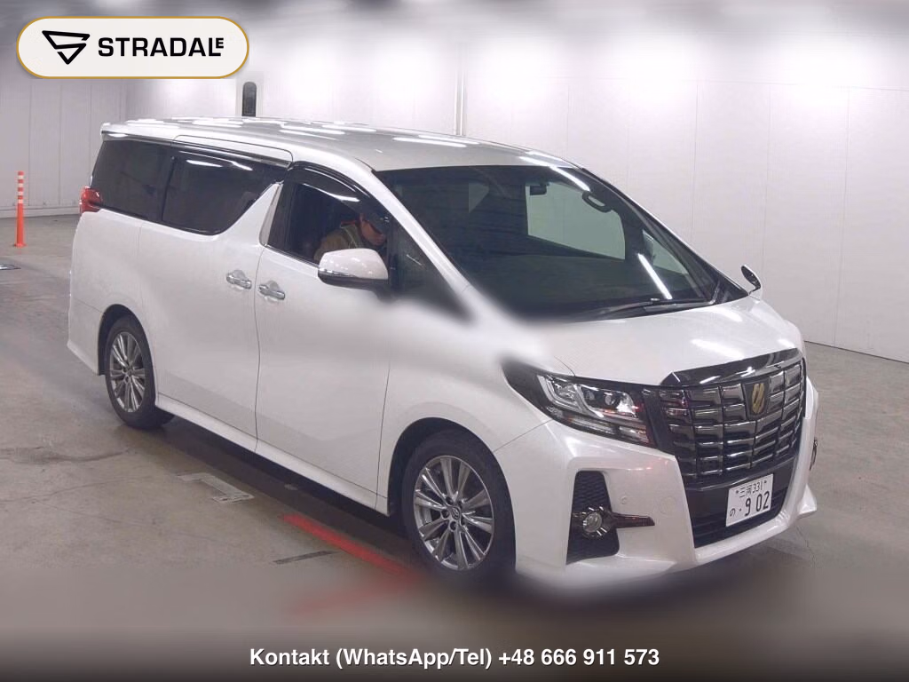 TOYOTA ALPHARD 2.5S A PACKAGE TYPE BLACK 2016, aukcja z Japonii, zdjęcie 1