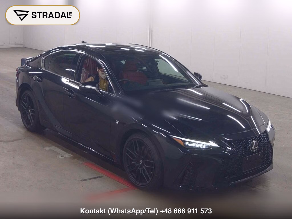 LEXUS IS 4D IS350 F SPORT MODE BLACK 2021, aukcja z Japonii, zdjęcie 1