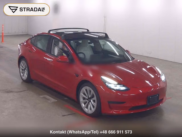 TESLA MODEL 3 STANDARD RANGE PLUS 2022, samochód z aukcji Japonii