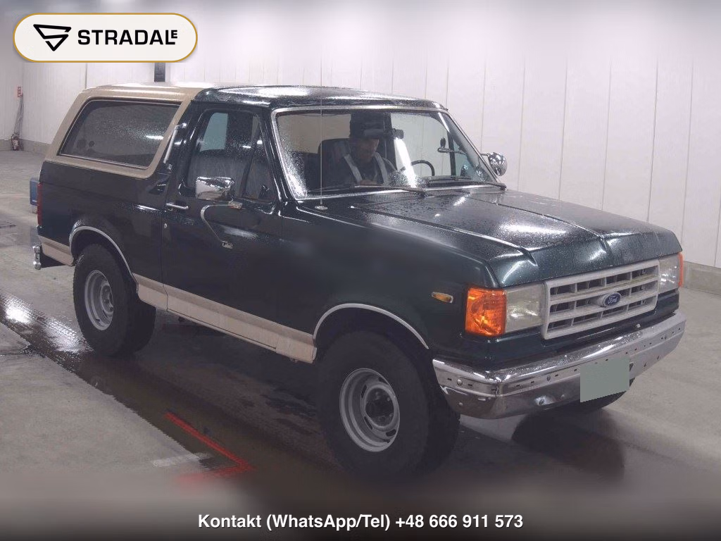 FORD BRONCO 4WD 1990, aukcja z Japonii, zdjęcie 1