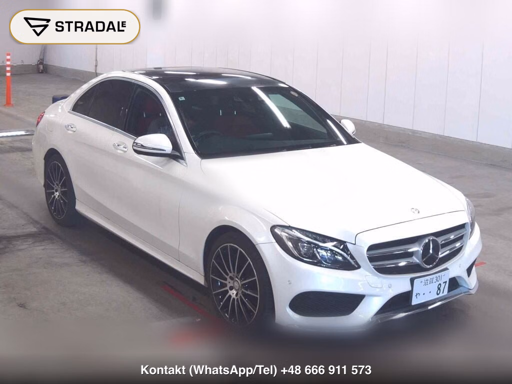 MERCEDES BENZ C-CLASS 4D C250 SPORT 2016, aukcja z Japonii, zdjęcie 1
