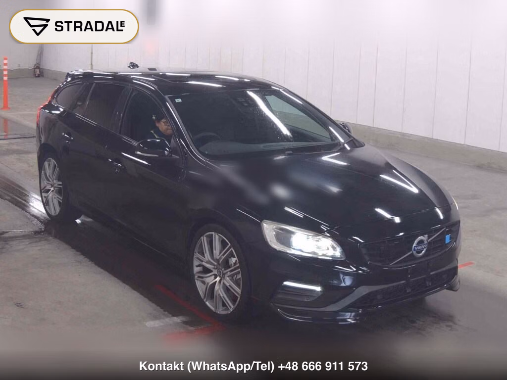 VOLVO V60 4WD POLE STAR 2017, aukcja z Japonii, zdjęcie 1