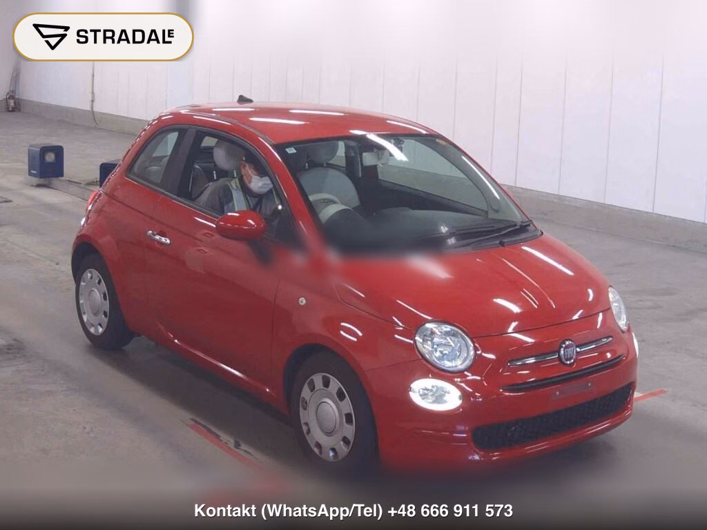 FIAT 500 SUPER POP FIORE 2018, aukcja z Japonii, zdjęcie 1