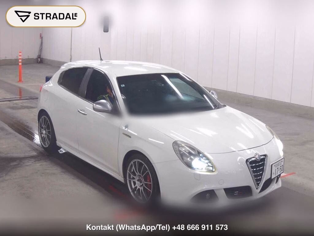 ALFA ROMEO GIULIETTA 5D QUADRIFOGLIO VERDE 2012, aukcja z Japonii, zdjęcie 1