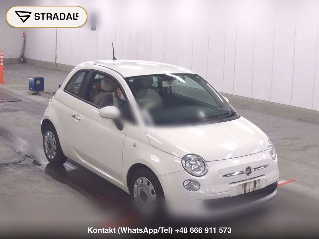FIAT 500 SUPER POP 2013, aukcja z Japonii, zdjęcie 1