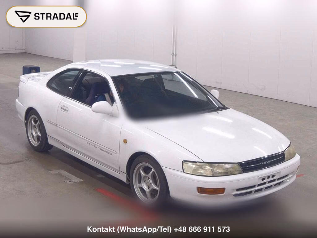 TOYOTA COROLLA LEVIN CP GT APEX 1995, aukcja z Japonii, zdjęcie 1
