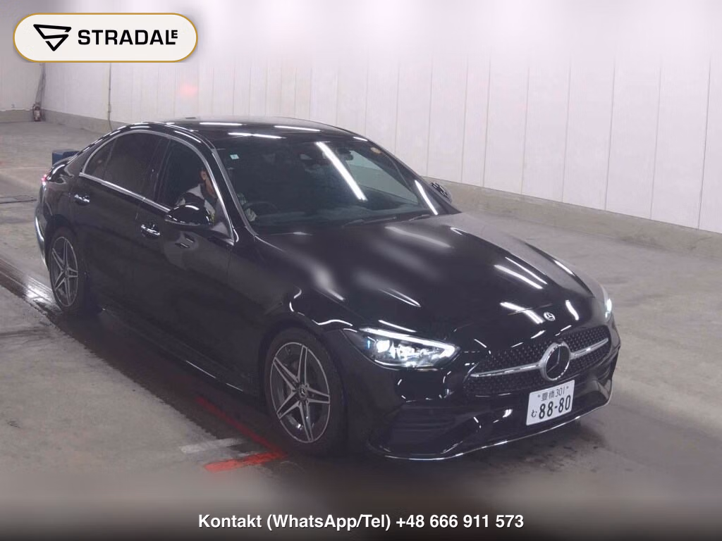MERCEDES BENZ C-CLASS 4D C220D AVANTGARDE AMG LINE 2022, aukcja z Japonii, zdjęcie 1