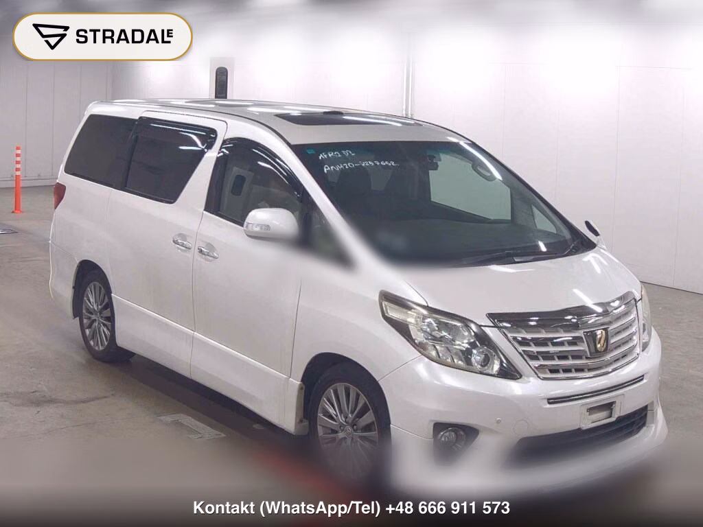 TOYOTA ALPHARD 240S TYPE GOLD 2012, aukcja z Japonii, zdjęcie 1