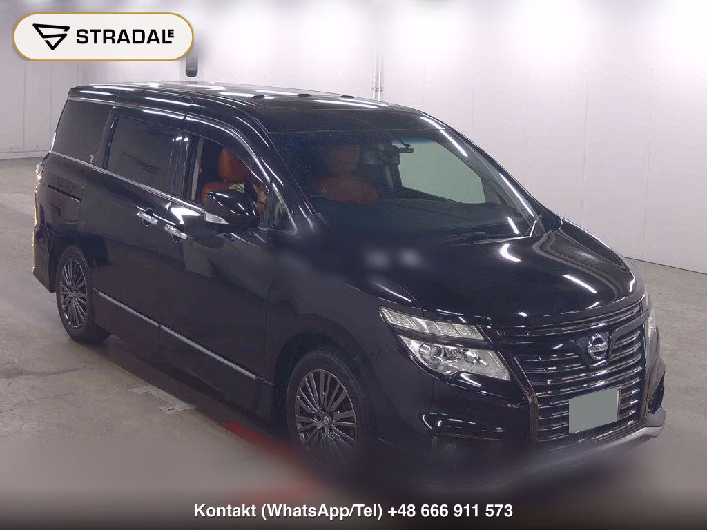 NISSAN ELGRAND 5D 250 HIGHWAY STAR S JET BLACK URBAN CHROM 2018, aukcja z Japonii, zdjęcie 1