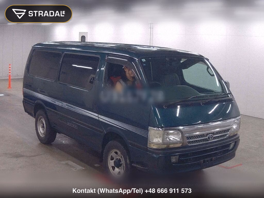 TOYOTA HIACE VAN 4D 4WD LONG SUPER GL 2001, aukcja z Japonii, zdjęcie 1