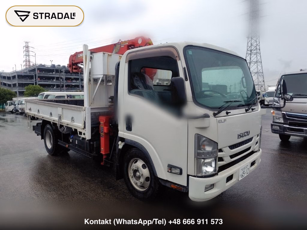 ISUZU ELF TRUCK 2D CRANE 2021, aukcja z Japonii, zdjęcie 1