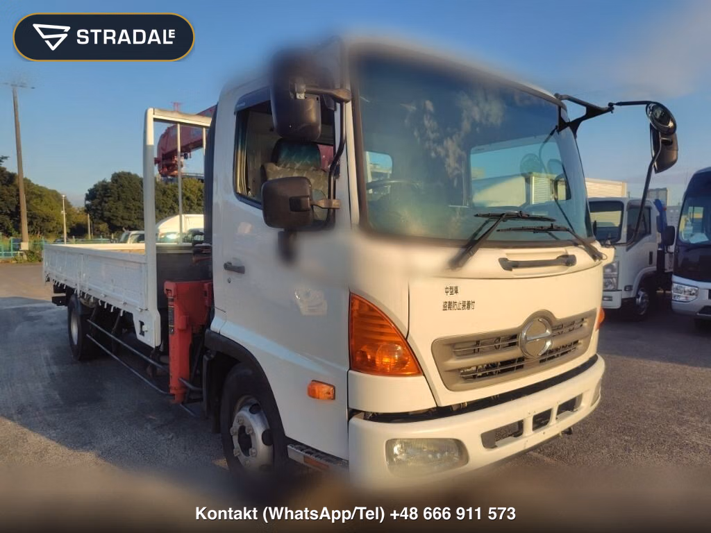 HINO HINO RANGER 2D CRANE 2012, aukcja z Japonii, zdjęcie 1