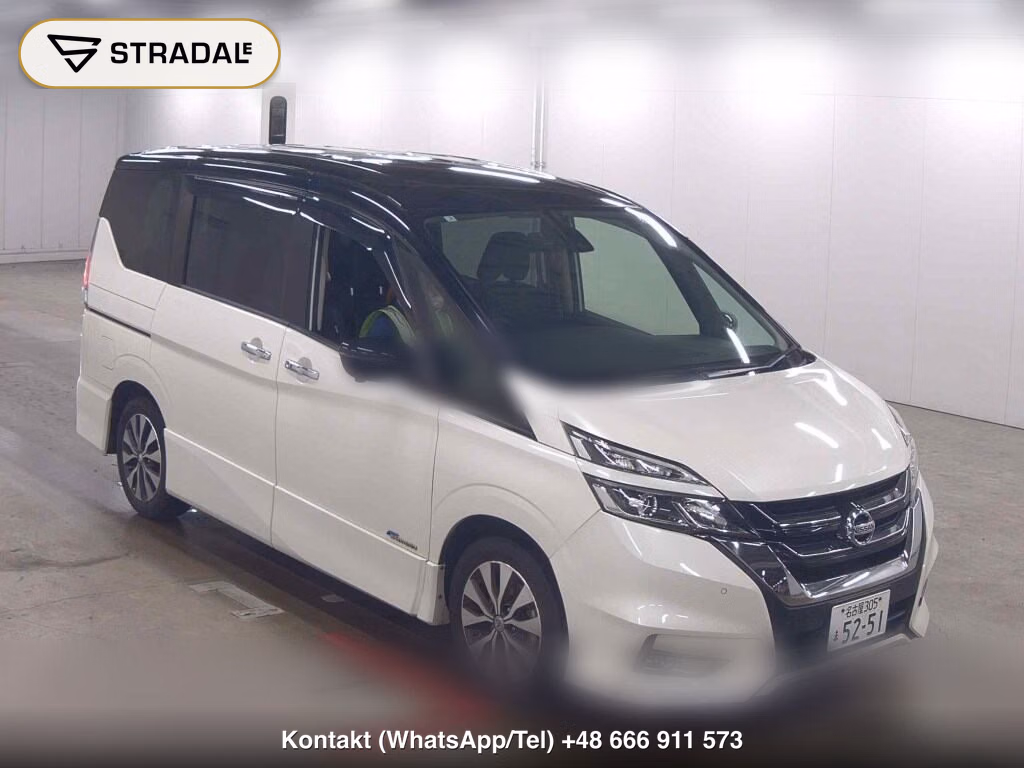 NISSAN SERENA 5D HIGHWAY STAR G 2017, aukcja z Japonii, zdjęcie 1