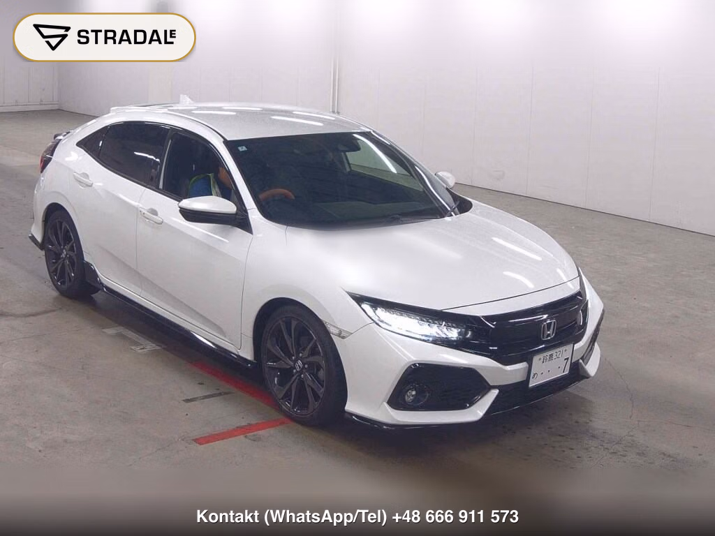 HONDA CIVIC 5D HATCHBACK HONDA SENSING 2018, aukcja z Japonii, zdjęcie 1