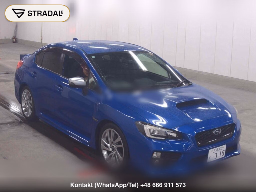 SUBARU WRX S4 4WD 2.0GT-S EYESIGHT 2016, aukcja z Japonii, zdjęcie 1