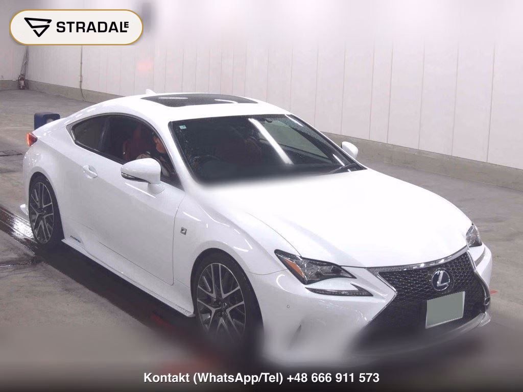 LEXUS RC RC300H F SPORT 2015, aukcja z Japonii, zdjęcie 1