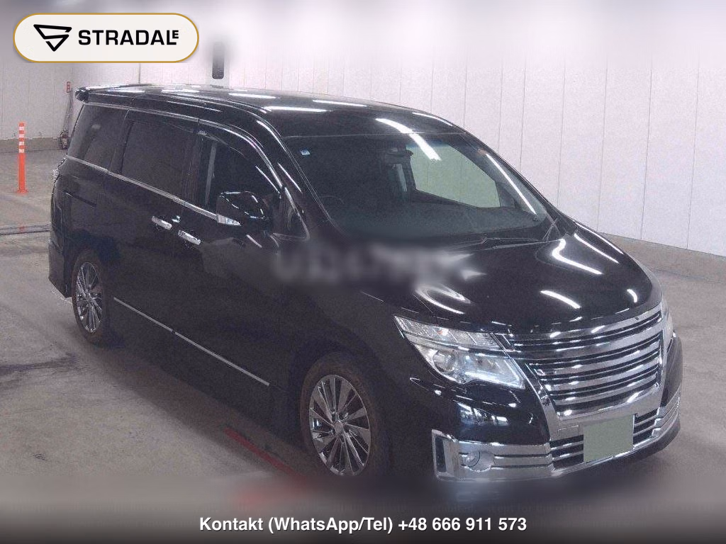 NISSAN ELGRAND 5D 4WD RIDER BLACK LEATHER SEAT, miniaturka 2