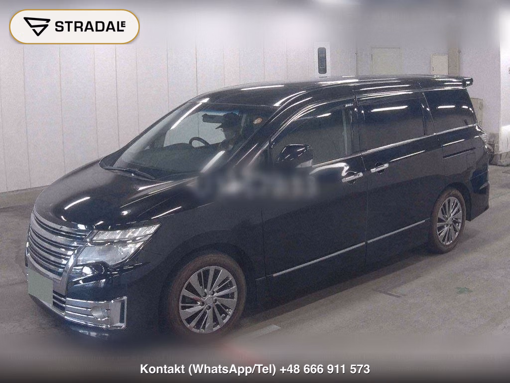 NISSAN ELGRAND 5D 4WD RIDER BLACK LEATHER SEAT, miniaturka 5