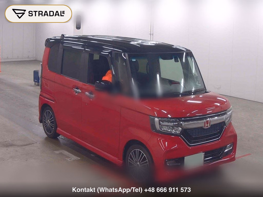HONDA N-BOX CUSTOM G・L TURBO HONDA SENSING 2019, aukcja z Japonii, zdjęcie 1