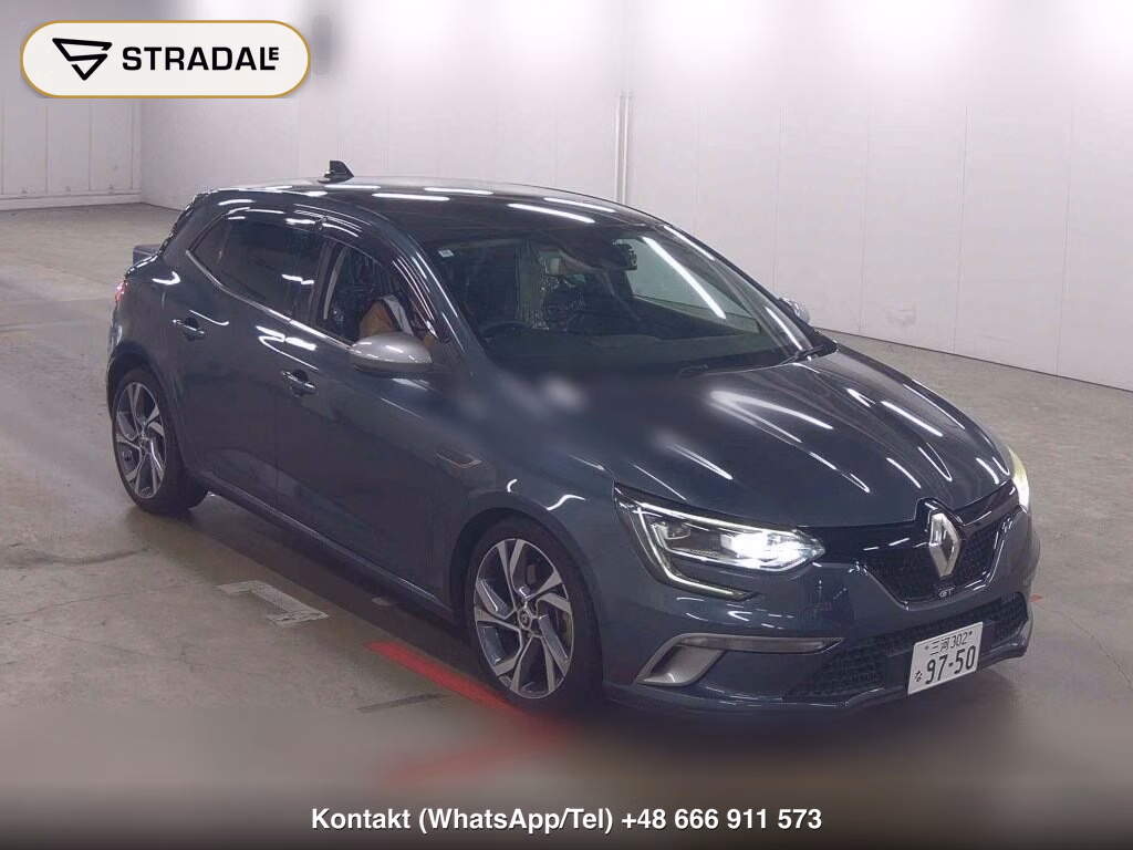 RENAULT MEGANE 5D GT 2018, aukcja z Japonii, zdjęcie 1