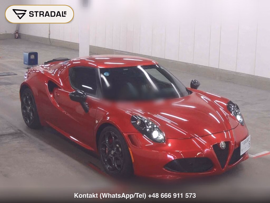 ALFA ROMEO 4C LAUNCH EDITION 2015, aukcja z Japonii, zdjęcie 1