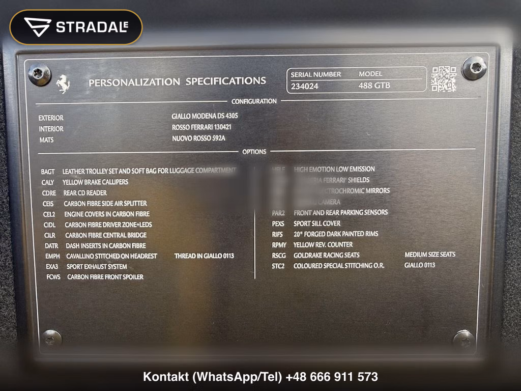 FERRARI 488 GTB BASE GRADE, miniaturka 10