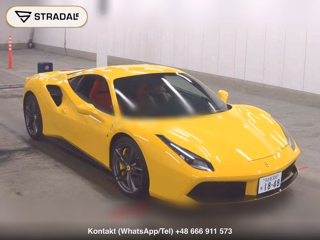 FERRARI 488 GTB BASE GRADE 2018, aukcja z Japonii, zdjęcie 1