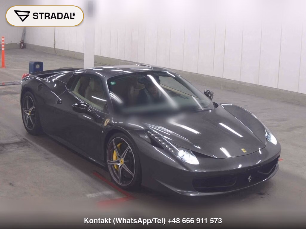 FERRARI 458 SPIDER BASE GRADE 2017, aukcja z Japonii, zdjęcie 1