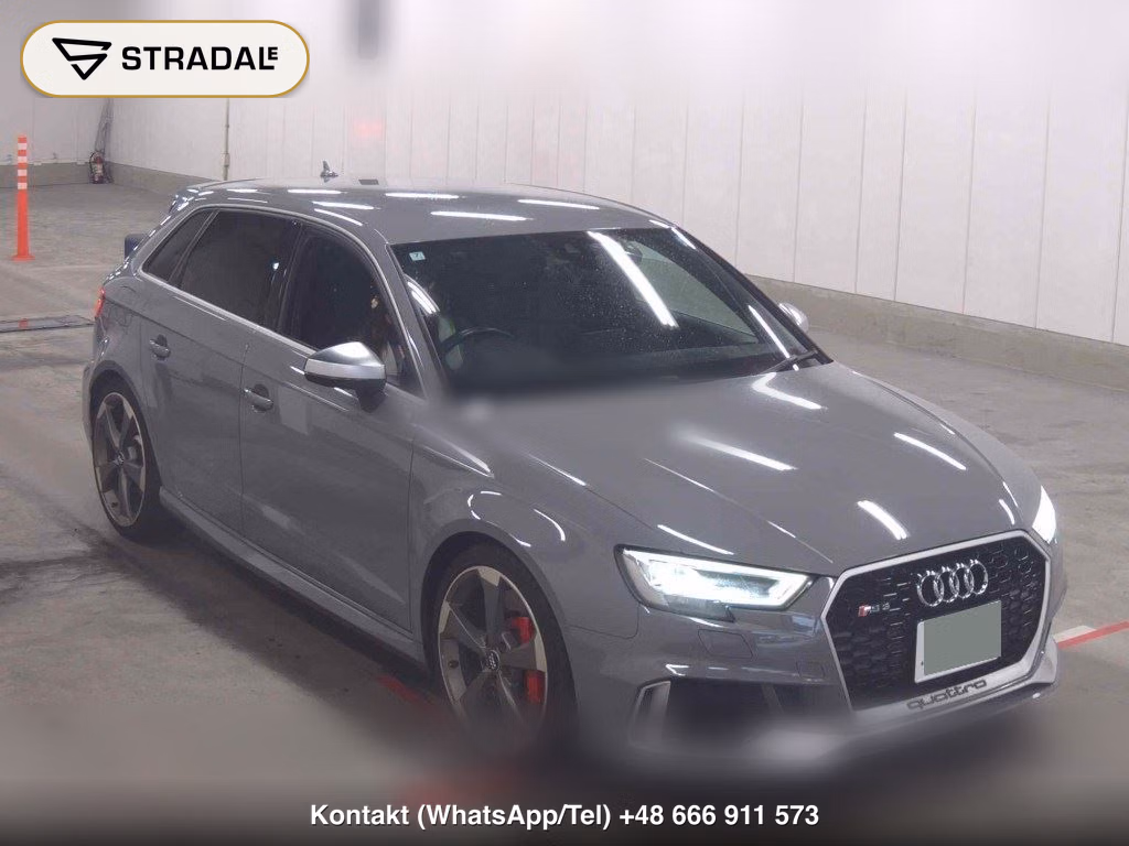 AUDI RS3 SPORTBACK 4WD BASE GRADE 2018, aukcja z Japonii, zdjęcie 1
