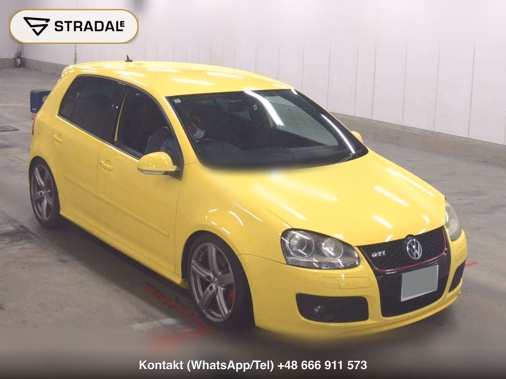 VOLKSWAGEN GOLF 5D GTI PIRELLI 2008, aukcja z Japonii, zdjęcie 1