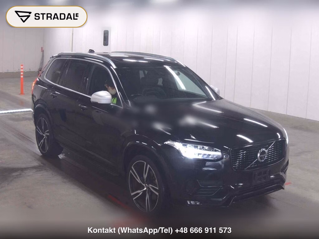 VOLVO XC90 4WD T6 AWD R-DESIGN 2018, aukcja z Japonii, zdjęcie 1
