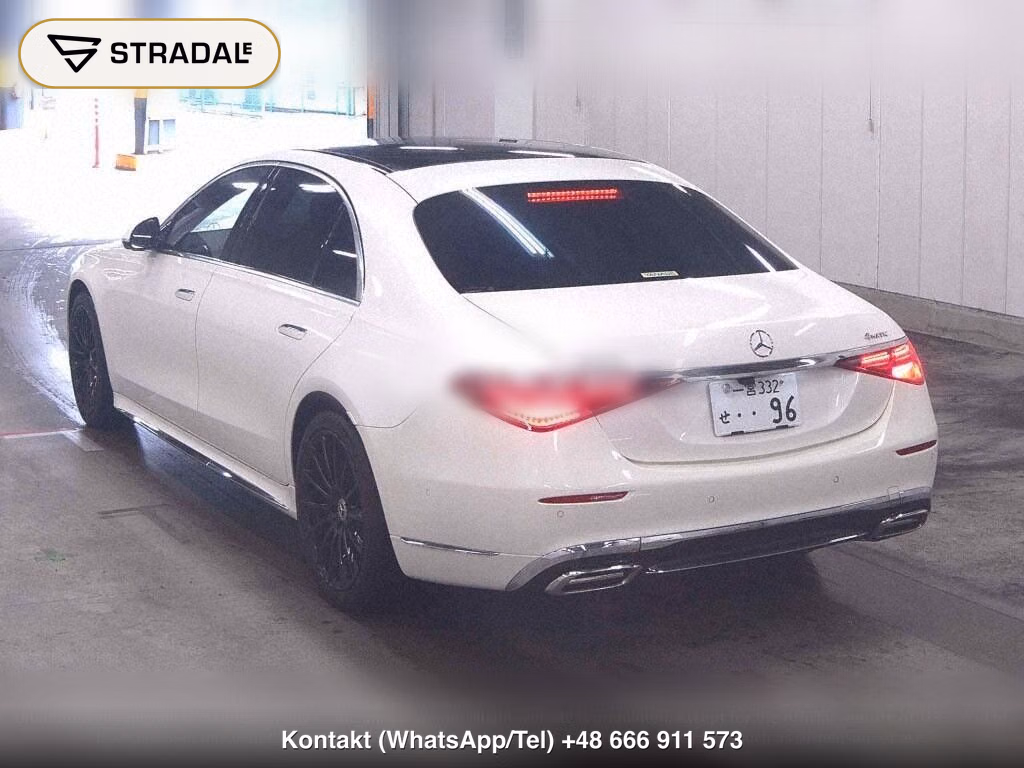 MERCEDES BENZ S-CLASS 4D 4WD S500 4MATIC LONG AMG LINE, miniaturka 3