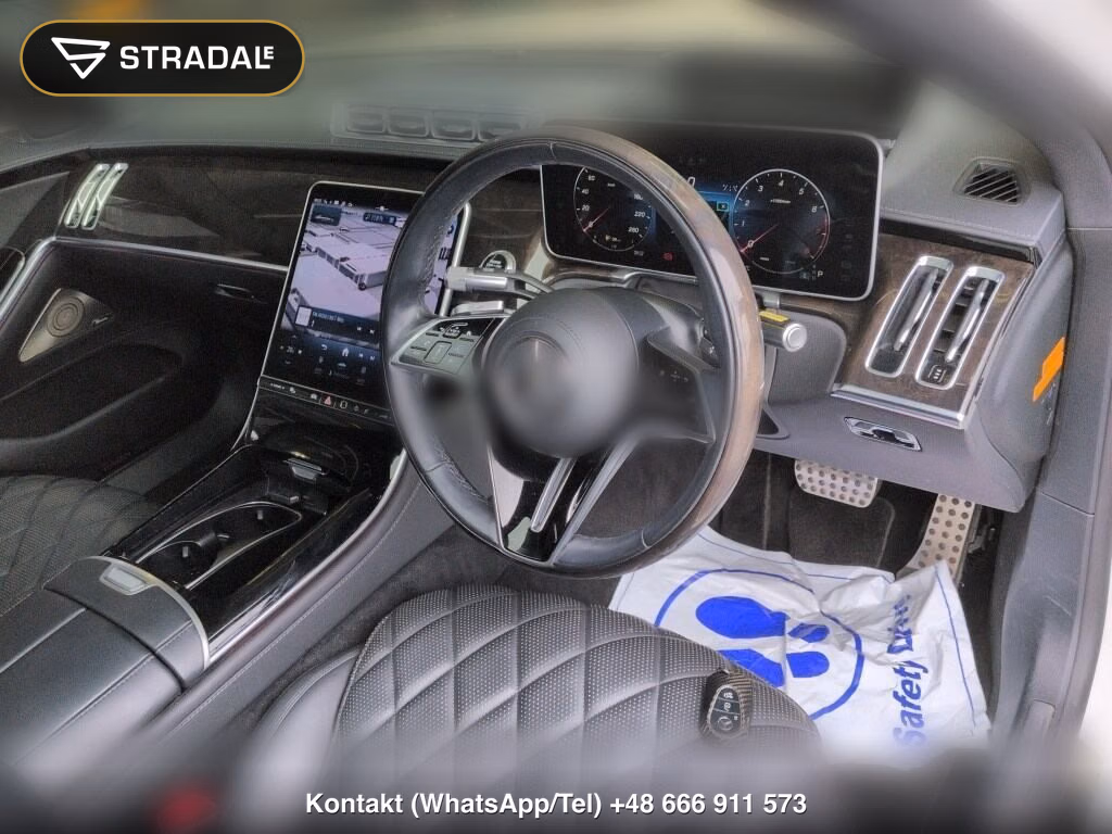 MERCEDES BENZ S-CLASS 4D 4WD S500 4MATIC LONG AMG LINE, miniaturka 4